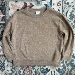 GAP Baby and Toddler Crewneck Sweater Tan, Size 3 Years